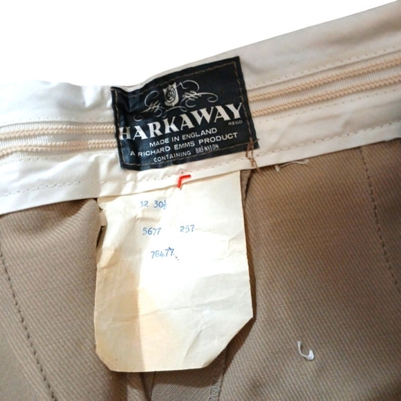 Vintage Harkaway Authentic Equestrian Riding Pants Stirrup Trousers size 30 - Picture 6 of 11